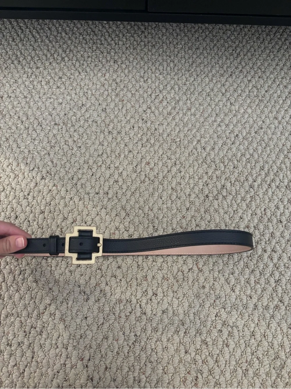 Bally Black Leather Belt Size 90/36 Made in Italy